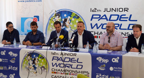 Presentado, con todos los honores, el XII Mundial de Pádel de Menores en Valencia