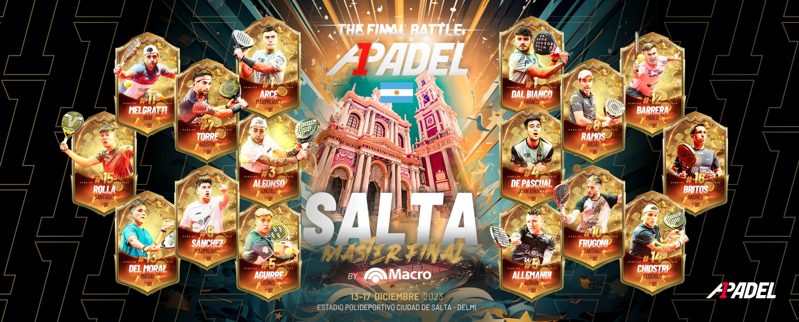Clasificados Master Final Salta A1 Padel 2023