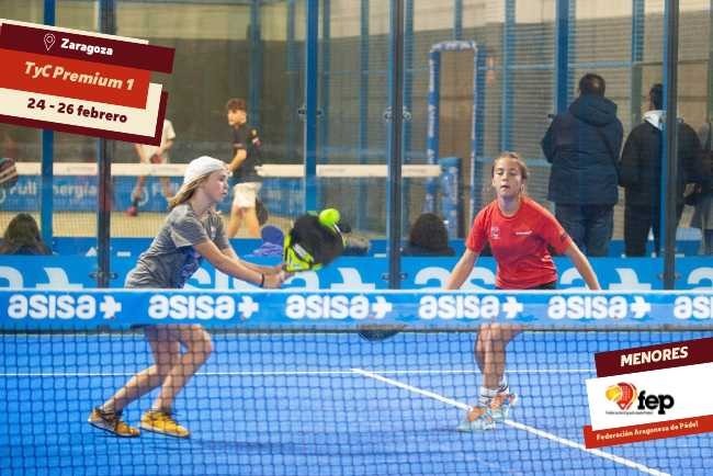 Primer TyC Premium 1 FEP Menores Zaragoza 2023 jugadoras