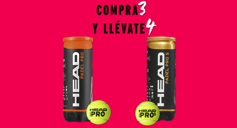 Promoción HEAD Padel: llévate más botes de pelotas por menos