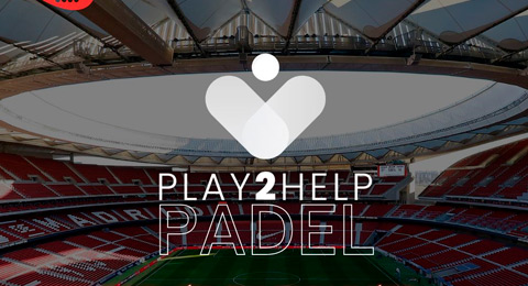 El Cívitas Metropolitano ofrecerá su gran escenario para ayudar al pádel a lucha contra el cáncer infantil