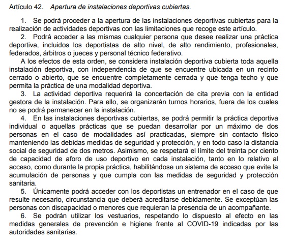 Nuevas medidas BOE fase 2