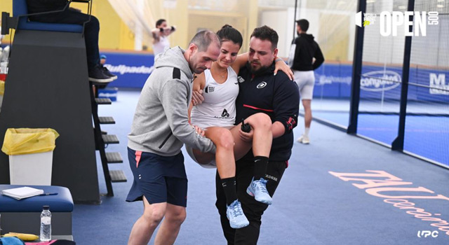 Retirada por lesión Open 500 Reus Bárbara Las Heras 2023