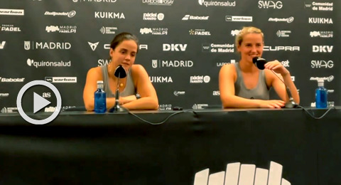 Ari y Paula: ''Hemos sido agresivas y hemos encontrado muy buenas sensaciones durante el partido''
