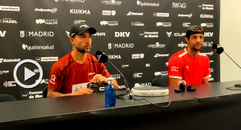 'Sanyo' Gutiérrez: ''Necesitaba soltarme tras un mal inicio y acompañar a 'Momo' para que el partido no fuese tan desparejo''