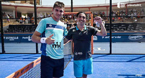 Pura explosión de pádel para Denis Perino y Arnau Ayats