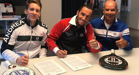 Robin Haziza sorprende al unirse al desembarco de Sergio Tacchini en el pádel