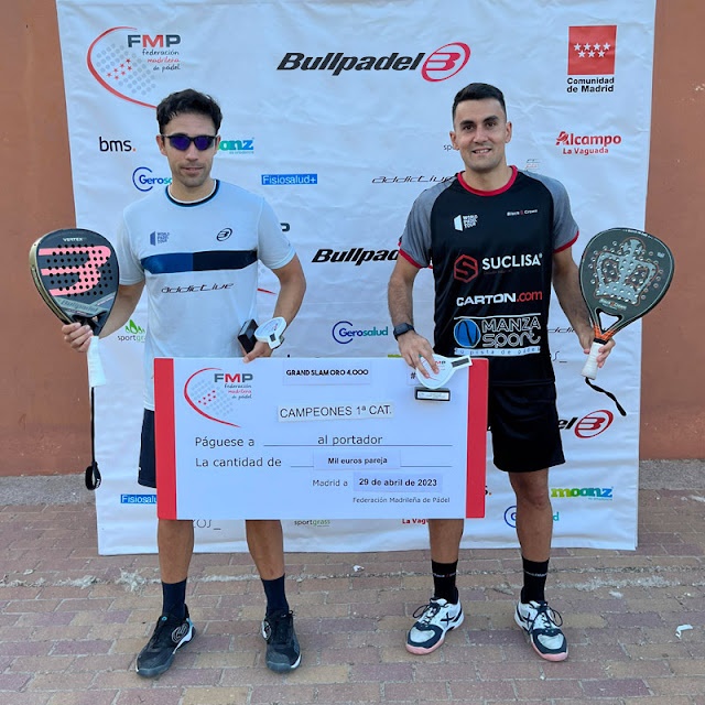 Sergio Alba y Raúl marcos Grand Slam Oro FMP 2023 abril 