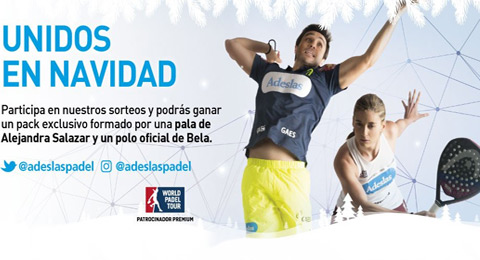 Consigue, con Adeslas Padel, la pala de Ale Salazar y el polo de Bela