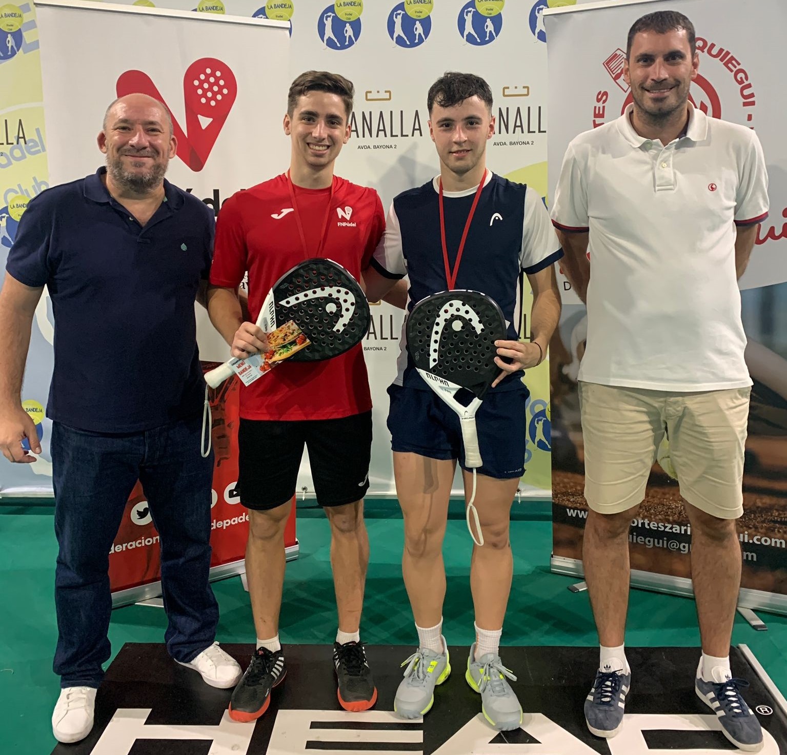 Subcampeones cuarta prueba Circuito Diario de Navarra Absoluto 2022
