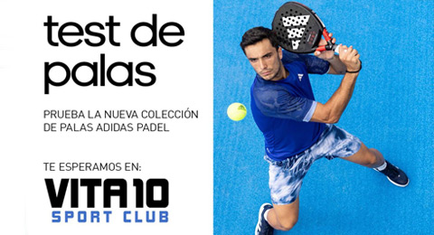 Acércate al club Vita10 para probar toda la gama de palas de Adidas