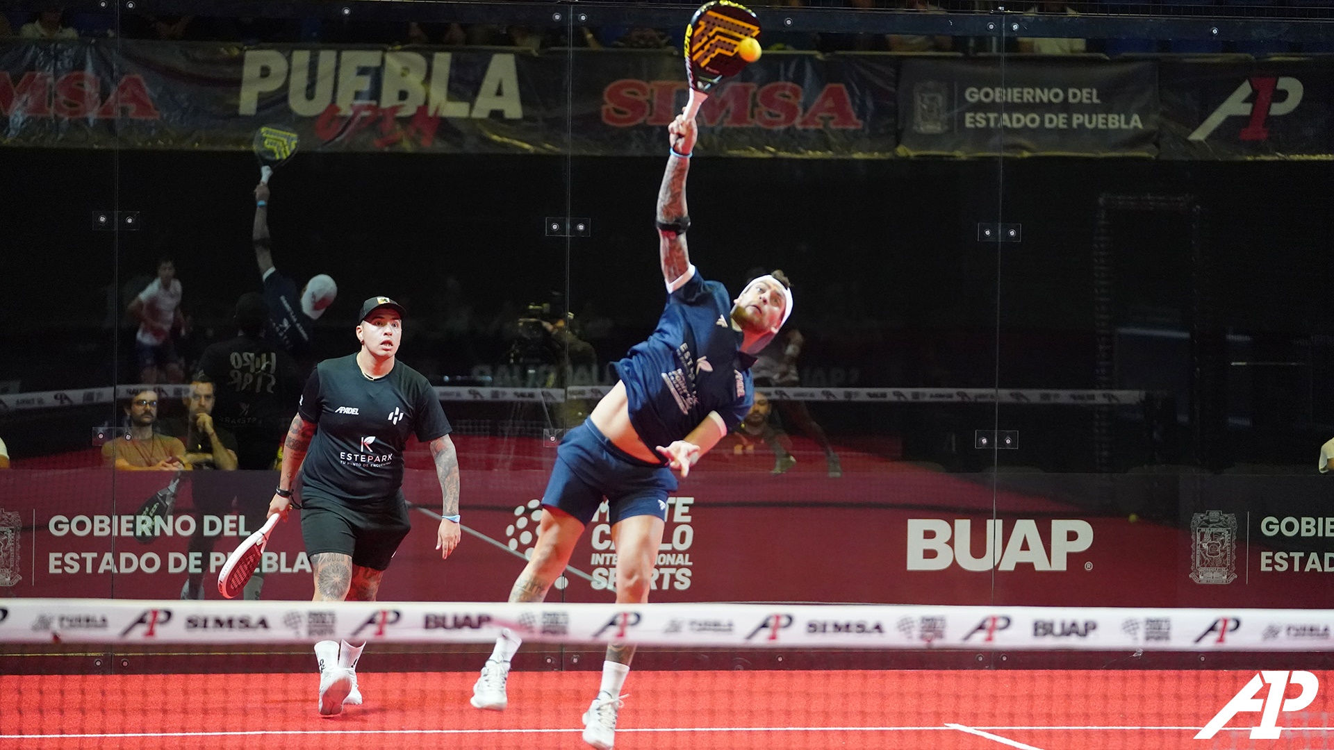 Tolito Aguirre y Gonza Alfonso semis Puebla Open A1 Padel 2024
