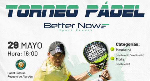 Torneo masculino y mixto con grandes regalos y mucha diversión a cargo de Better Now