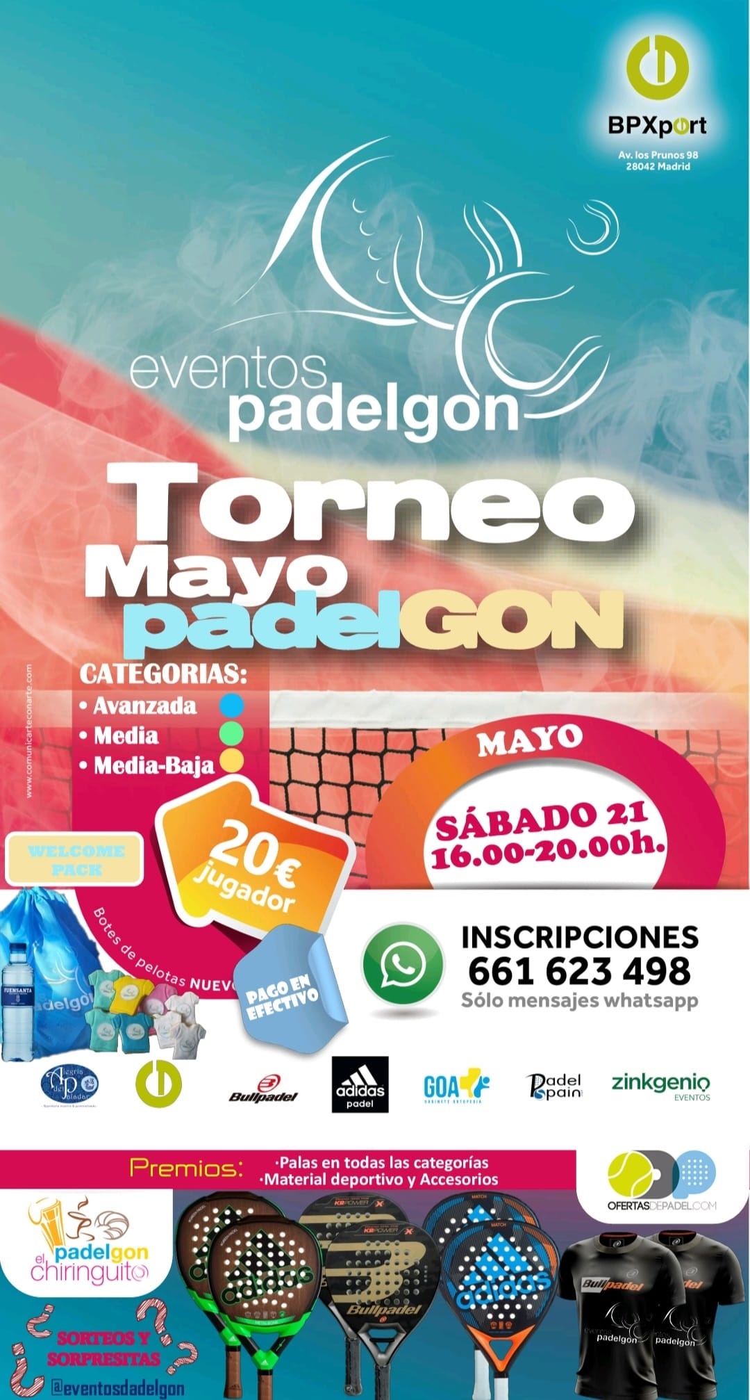 Torneo padelgon mayo 2022