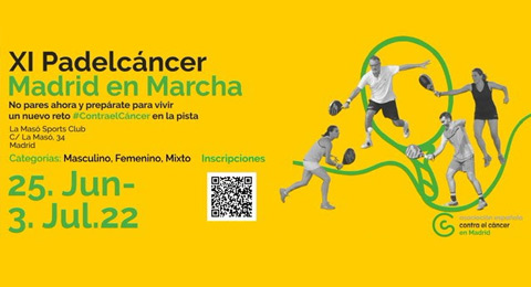 La Asociación Española Contra el Cáncer en Madrid te reta a pelear contra la enfermedad en la pista