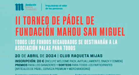 La Fundación Mahou San Miguel apoyará la labor de Palas Para Todos