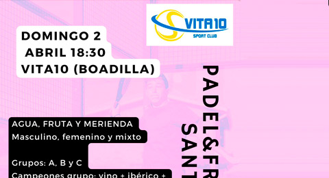 Previo a la escapada de Semana Santa, despide el fin de semana con una buena sesión de pádel