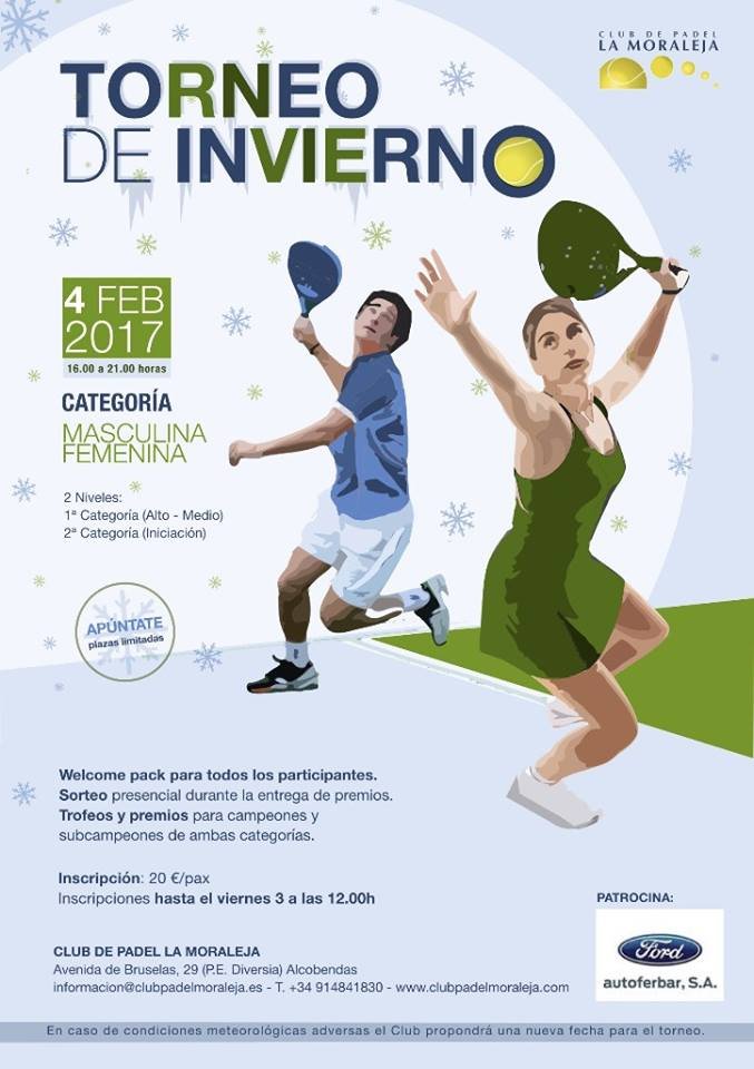 Torneo Invierno Club Pádel La Moraleja