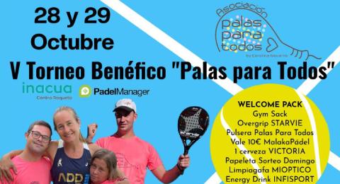 La Asociación Palas para Todos busca tu ayuda en su quinto torneo benéfico