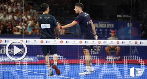 Explosión de juego de 'Sanyo' y Tapia: así conquistaron su cuarto título en el Valencia Open