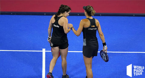Marta Marrero y Paula Josemaría deleitan, arrasan y se plantan en semifinales con autoridad