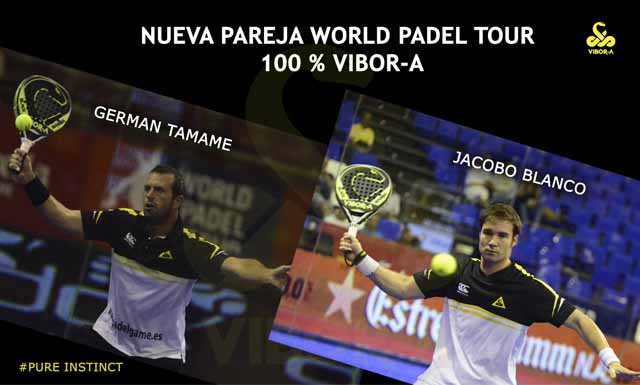 Germán Tamame y Jacobo Blanco, nueva pareja Vibor-a para el World Padel Tour