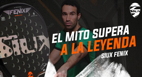 Así es la Siux Fenix, la nueva pala de Javi Ruiz